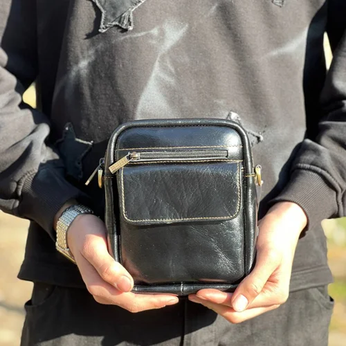 کیف رودوشی چرم طبیعی مدل k-۳