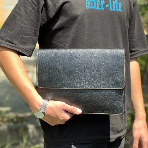 کیف دستی کلاستوری چرم طبیعی مدل M-143