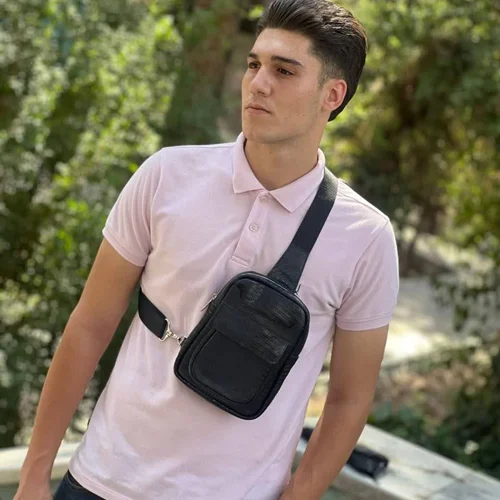 کیف کراس بادی چرم طبیعی