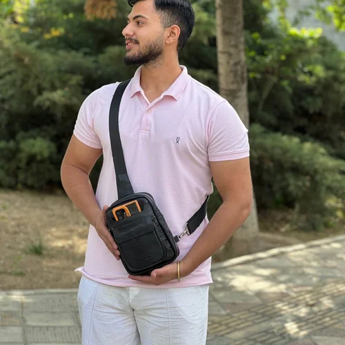 کیف کراس بادی چرم طبیعی مدل Ta-77