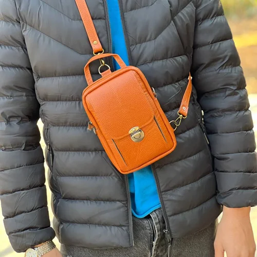 کیف بادی بگ چرم طبیعی مدلMA-146 K-8