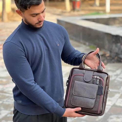 کیف اداری چرم طبیعی مدل ST-50