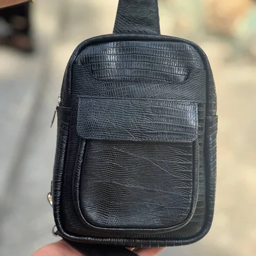 کیف کراس بادی چرم طبیعی